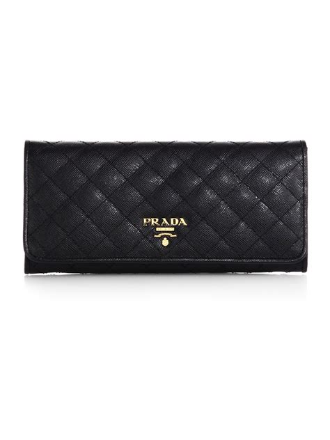 prada quilted wallet|prada card holder with chain.